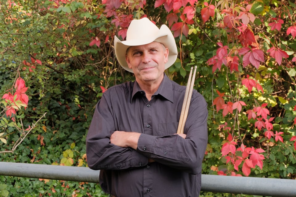 Manny, Schlagzeug und Vocals Stodl-Cowboys